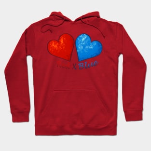 Red X Blue Hoodie